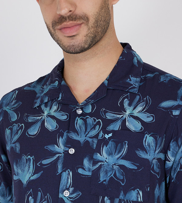 كابورال - كحلي قميص كاجوال