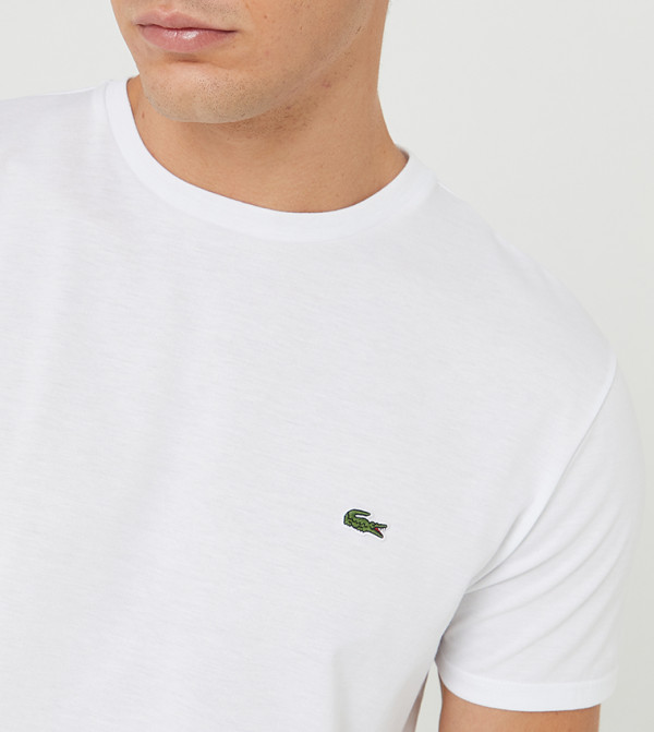 Lacoste Formal - White Casual T-Shirts