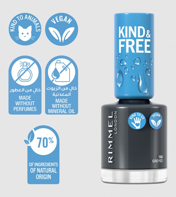 Rimmel London  - Grey Nail Polish