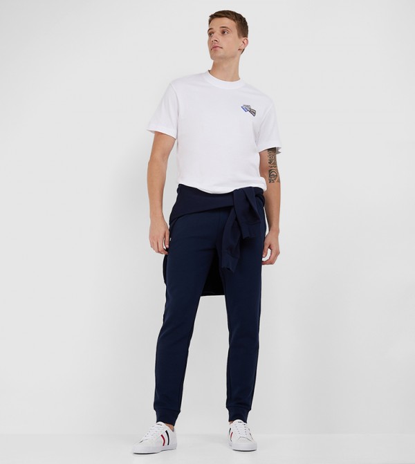 Lacoste  - White Casual T-Shirts