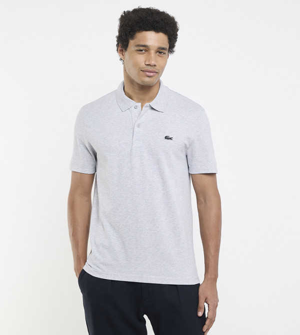 Lacoste  - Grey Polo T-shirts