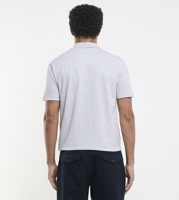 Lacoste  - Grey Polo T-shirts