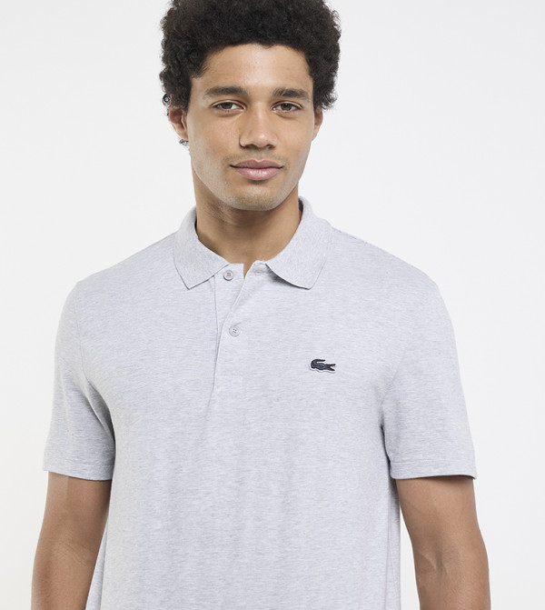Lacoste  - Grey Polo T-shirts