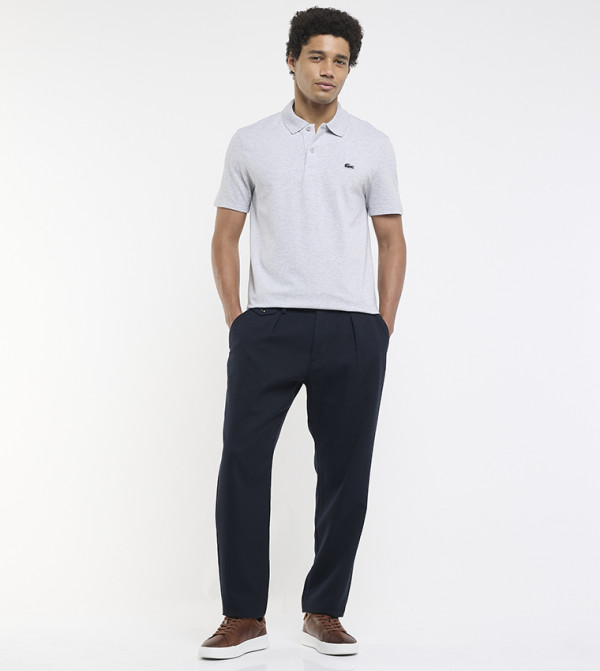 Lacoste  - Grey Polo T-shirts