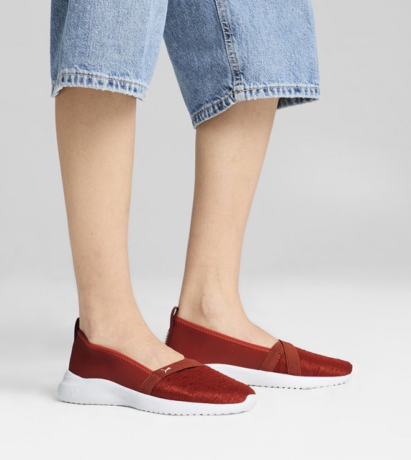 Puma  - Red Casual Slip-ons