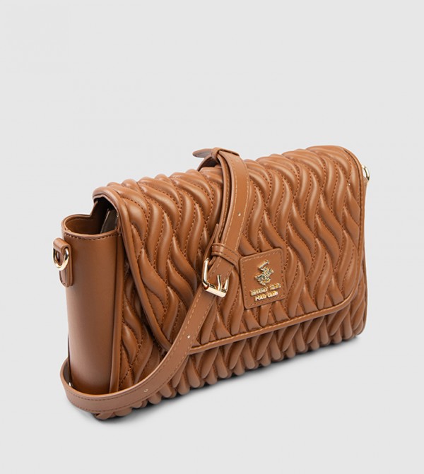Beverly Hills Polo Club  Satchel Bags - Brown Satchel Bags