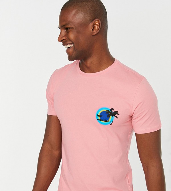 Trendyol all-summer-staples - Pink Casual T-Shirts