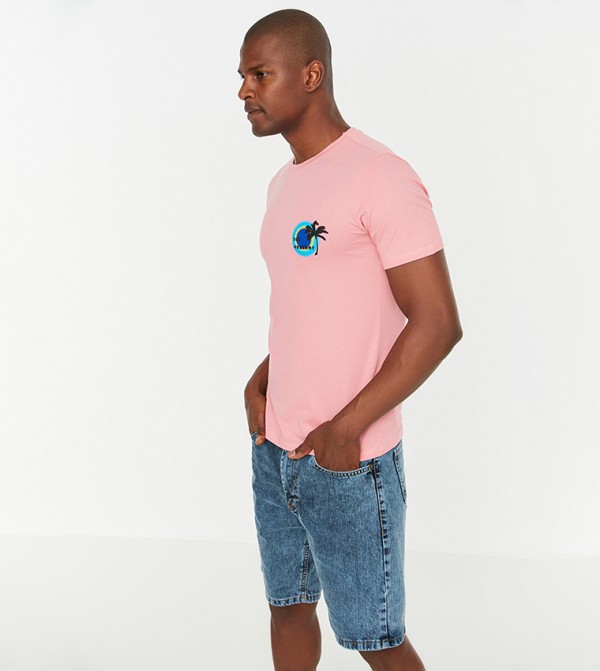 Trendyol all-summer-staples - Pink Casual T-Shirts