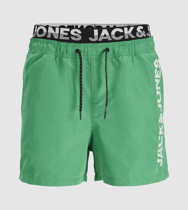 Jack & Jones  Swimwear - Green Swim Shorts