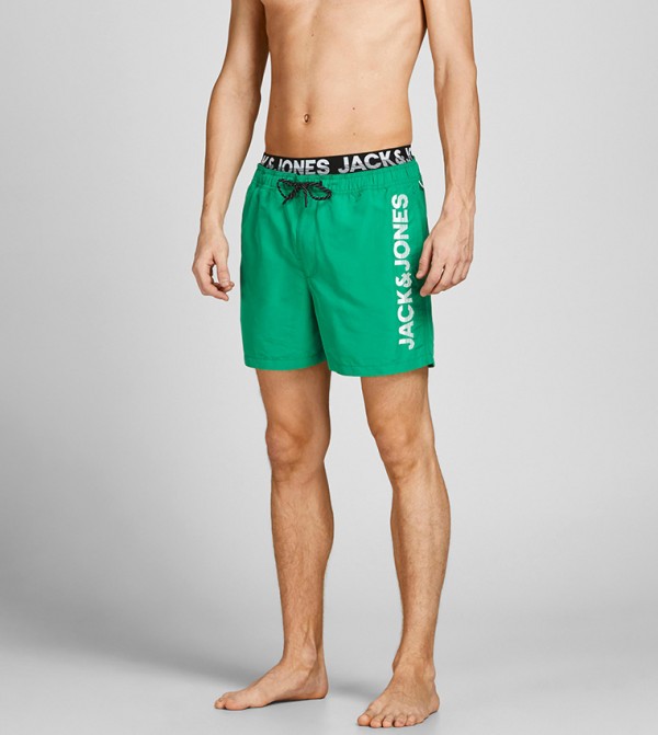 Jack & Jones  Swimwear - Green Swim Shorts