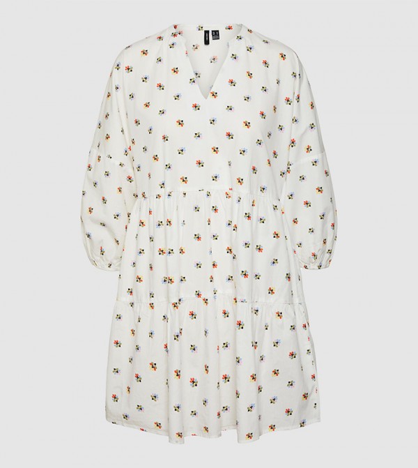 Vero Moda VERO MODA - White Casual Dresses