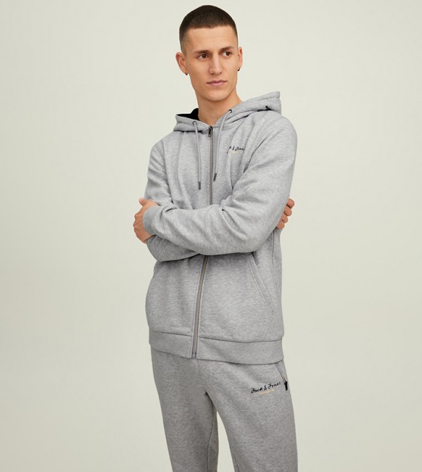 Jack & Jones Jack & Jones - Gray Hoodies
