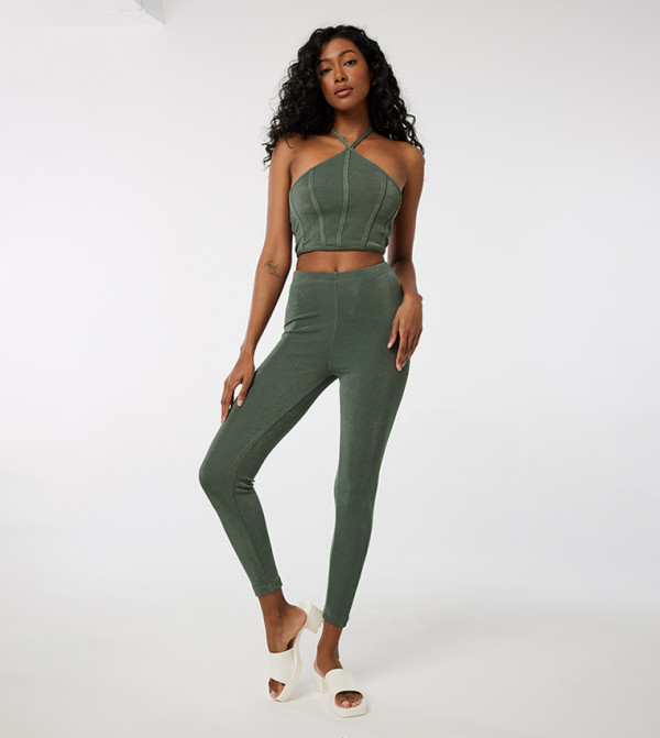 Ardene Ardene - Green leggings