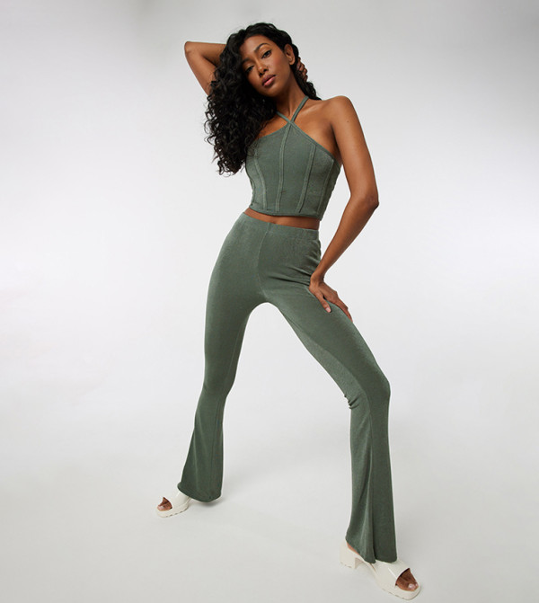 Ardene Ardene - Green Regular Pants