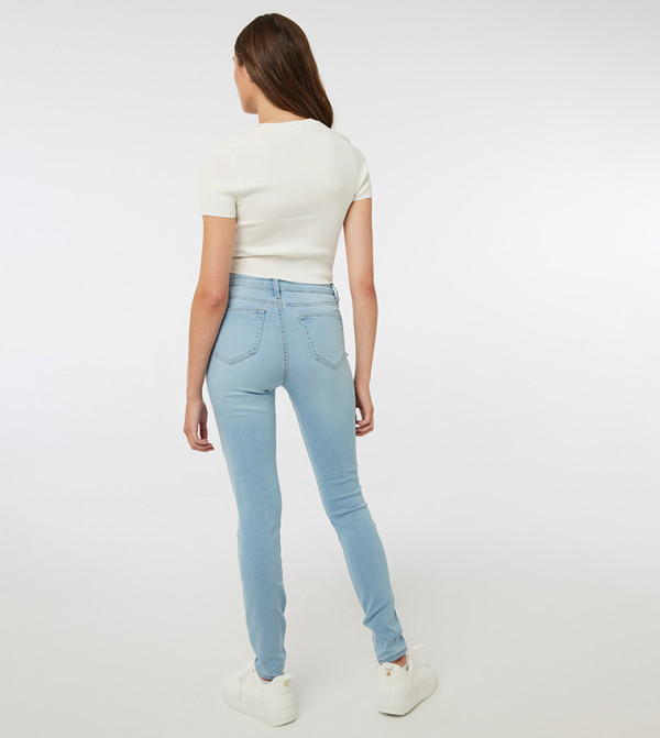 Ardene  Clothing - Blue Skinny Fit Jeans