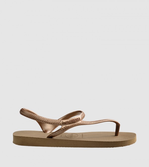 Havaianas - Brown Flat Sandals