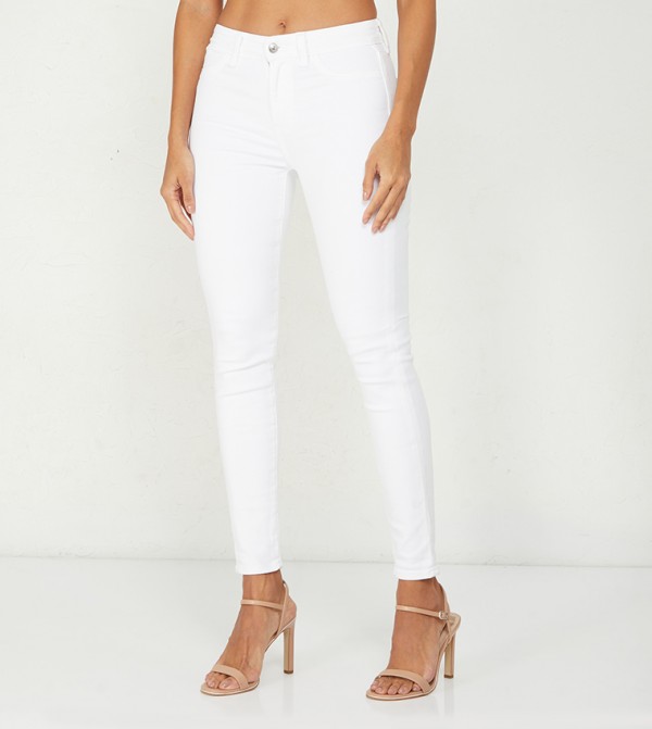 American Eagle  - White Skinny Fit Jeans