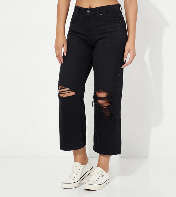 American Eagle  - Black Boyfriend jeans