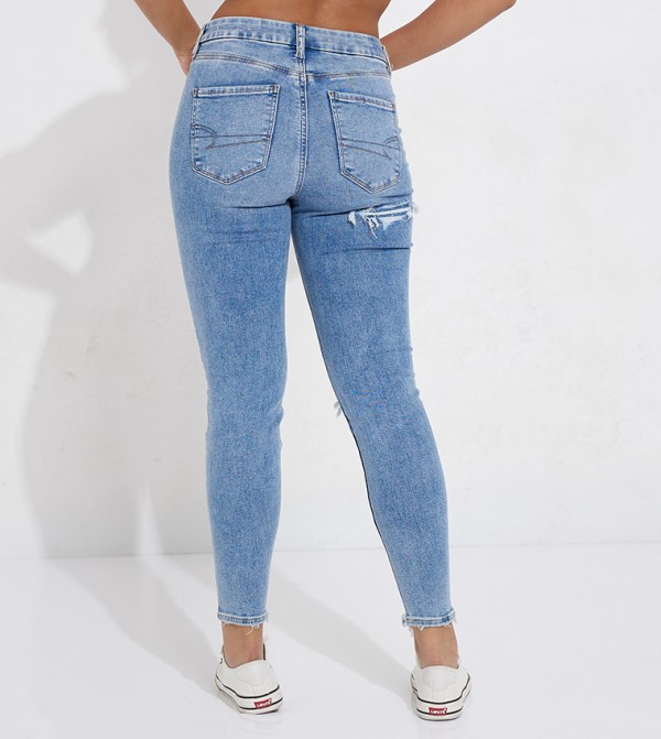 American Eagle  - Blue Skinny Fit Jeans