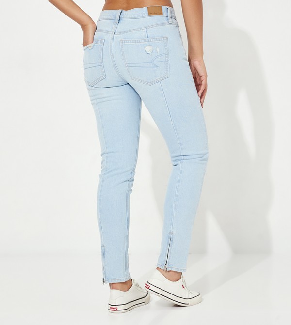 American Eagle  - Blue Skinny Fit Jeans