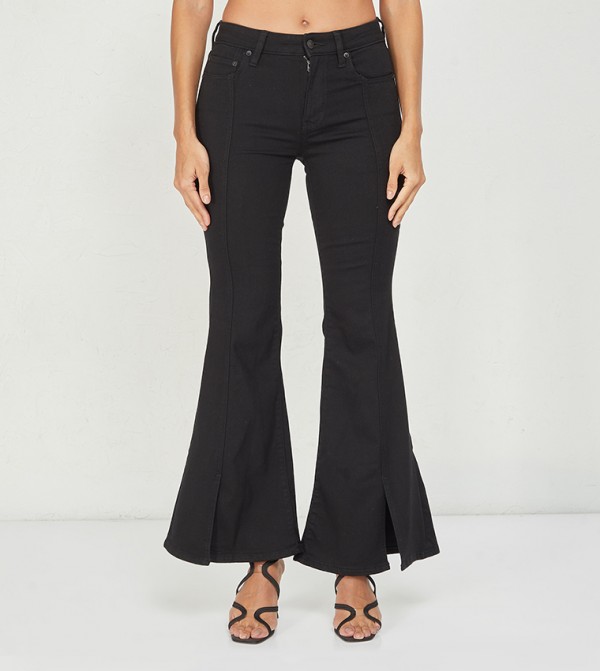 American Eagle  - Black Wide Leg Jeans