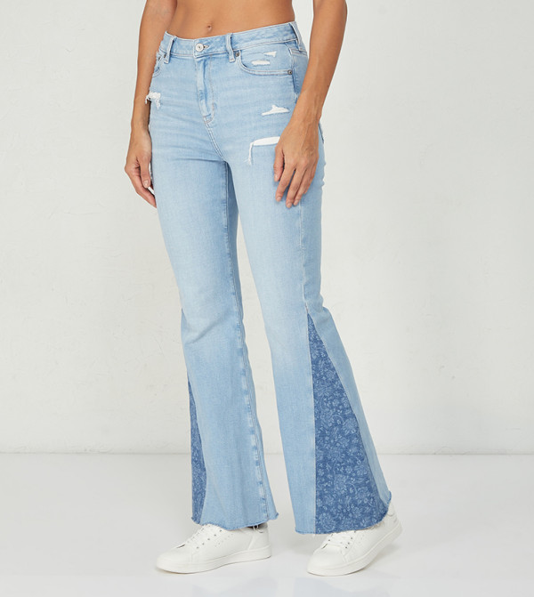 أميريكان أيغل أميريكان أيغل - أزرق Wide Leg Jeans