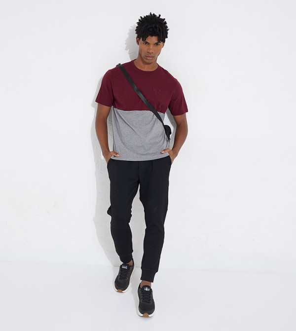 American Eagle  - Burgundy Casual T-Shirts