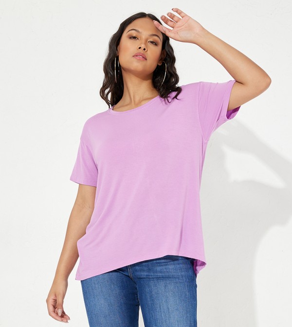 American Eagle  - Purple Casual T-Shirts