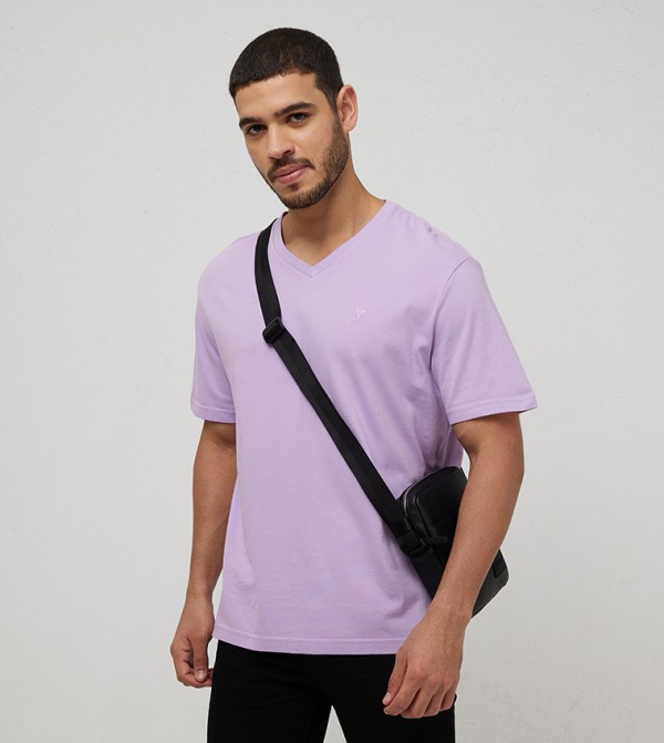 American Eagle  - Purple Casual T-Shirts