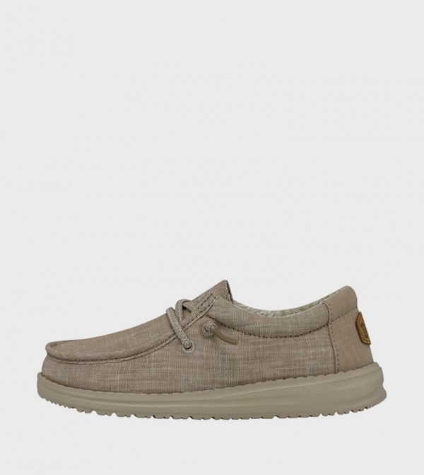 HEY DUDE  - Beige Casual Slip-On's