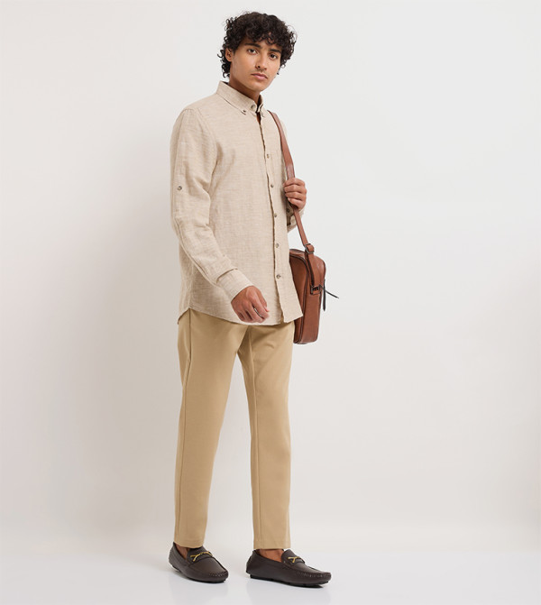 Beverly Hills Polo Club  Clothing - Beige Casual Pants