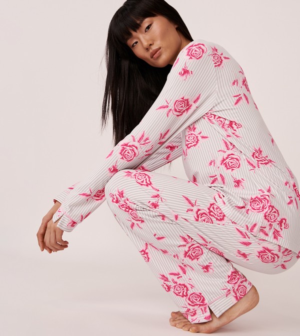 La Vie en Rose  - White Sleep Tops & Tees