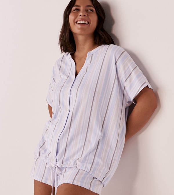 La Vie en Rose La Vie en Rose - Blue Sleep Tops & Tees