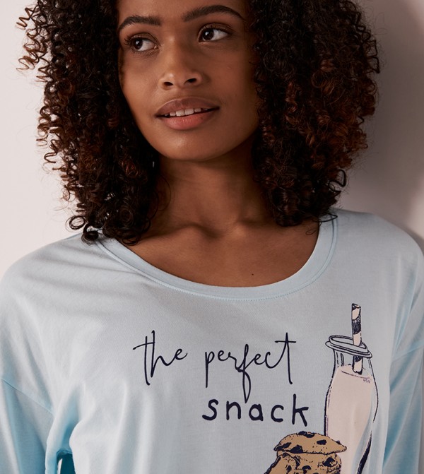 La Vie en Rose La Vie en Rose - Blue Sleep Tops & Tees