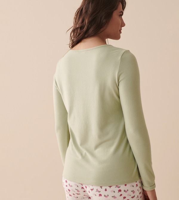 La Vie en Rose La Vie en Rose - Green Sleep Tops & Tees