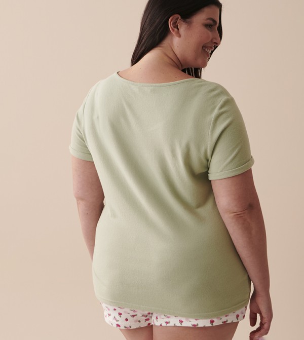 La Vie en Rose  Sleepwears & Loungewears - Green Sleep Tops & Tees