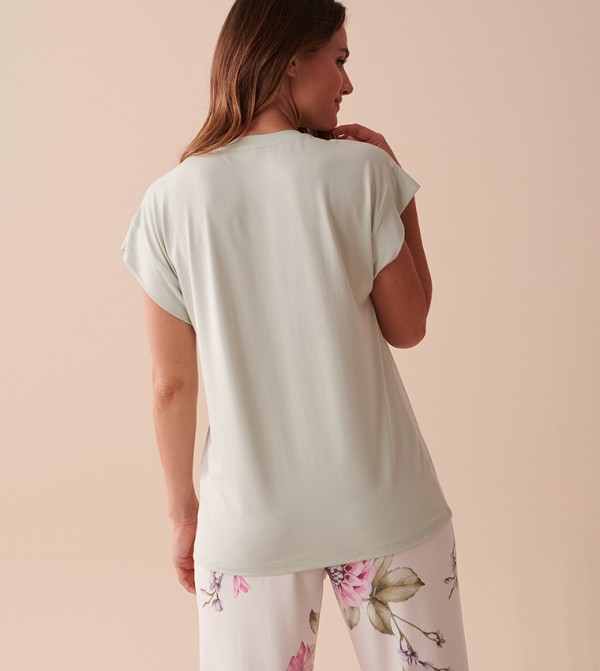 La Vie en Rose  Sleepwears & Loungewears - Green Sleep Tops & Tees