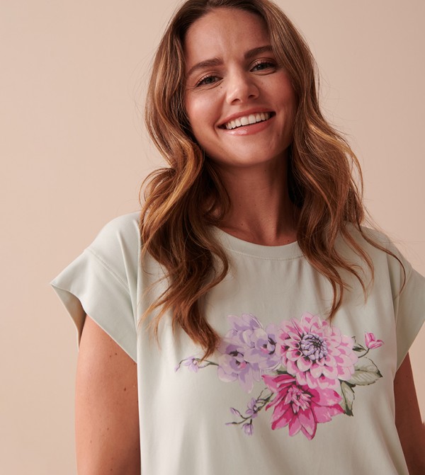 La Vie en Rose  Sleepwears & Loungewears - Green Sleep Tops & Tees