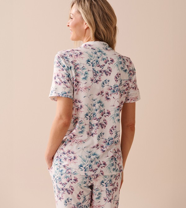 La Vie en Rose La Vie en Rose - White Sleep Tops & Tees