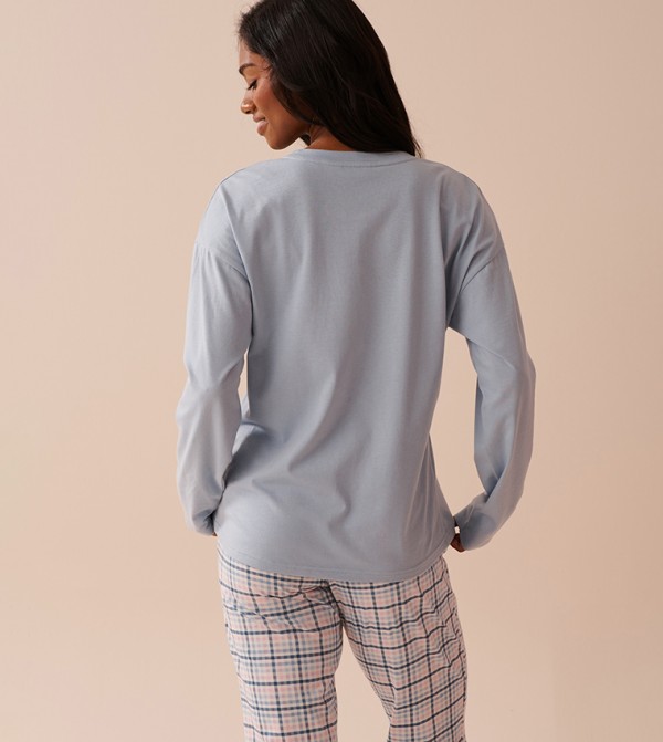 La Vie en Rose Sleepwears & Loungewears - Light Blue Tops