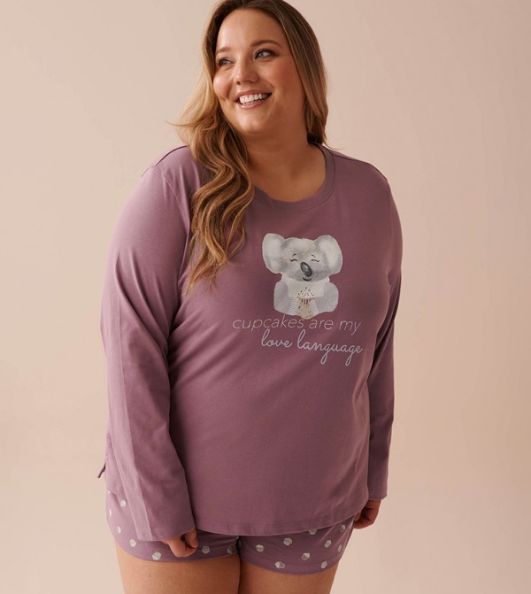La Vie en Rose  Sleepwears & Loungewears - Purple Tops
