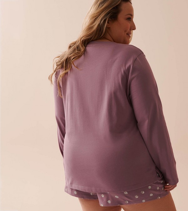 La Vie en Rose  Sleepwears & Loungewears - Purple Tops