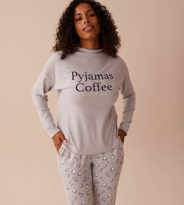 La Vie en Rose  Clothing - Grey Tops