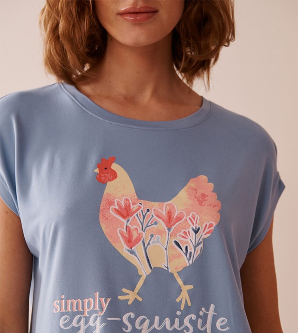 La Vie en Rose  Sleepwears & Loungewears - Blue Tops