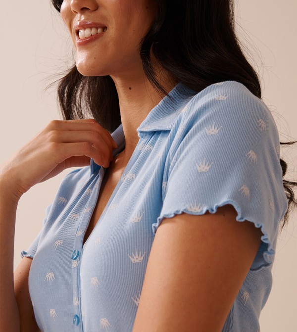 La Vie en Rose  - Blue Tops