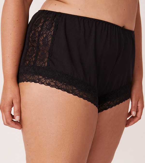 La Vie en Rose  - Black Lounge Shorts