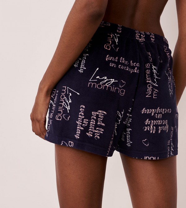 La Vie en Rose  Sleepwears & Loungewears - Blue Lounge Shorts