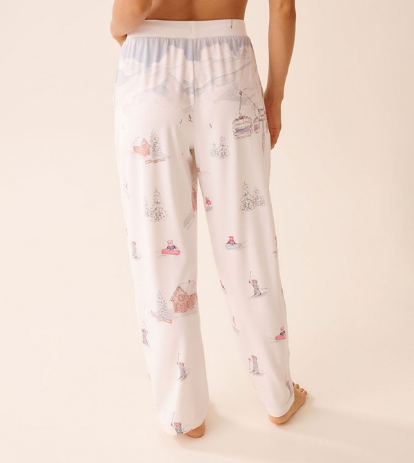 لافي ان روز  ملابس نوم - أبيض  Bottoms