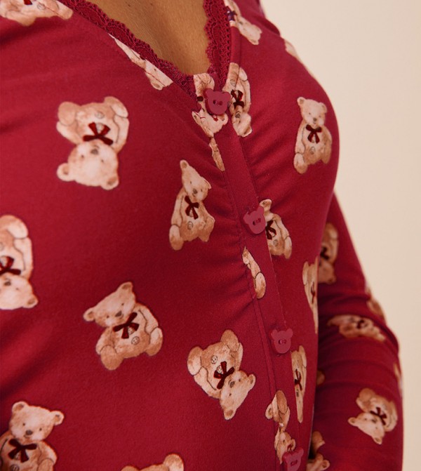 La Vie en Rose  Clothing - Red Night Dress & Gowns