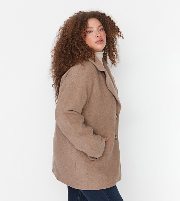Trendyol Trendyol Plus Size - Beige undefined